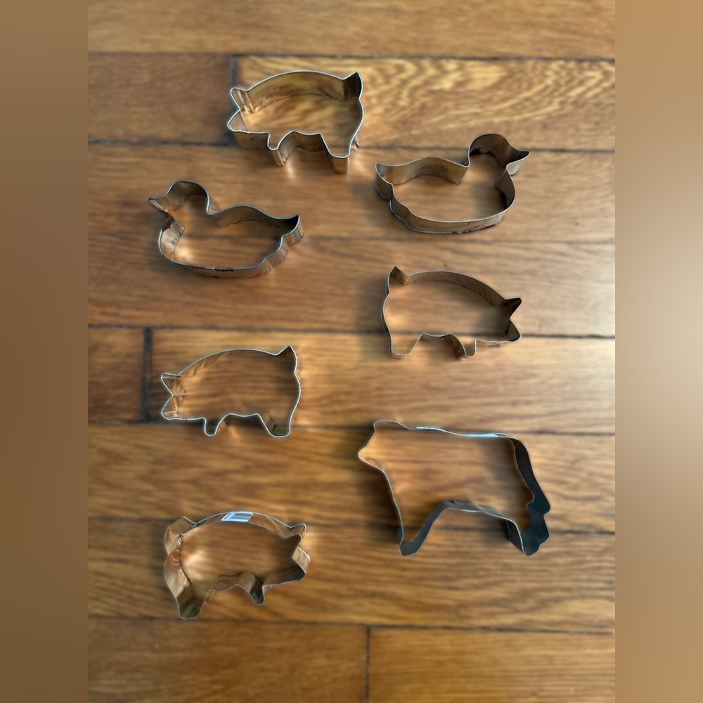 Vintage Animal Cookie Cutter Set ( 7 ct )